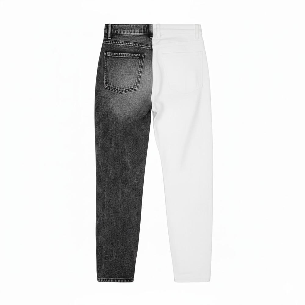 Revice Two-Tone Straight Leg Jeans Size 26 - Picture 12 of 12